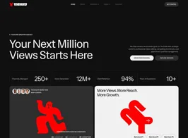 Viewly – YouTube Management Agency Elementor Template Kit