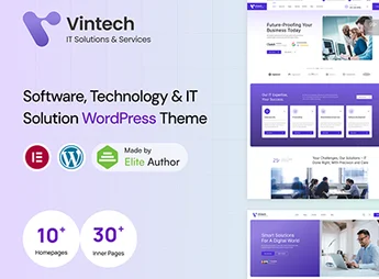 Vintech – Technology & IT Solutions WordPress Theme