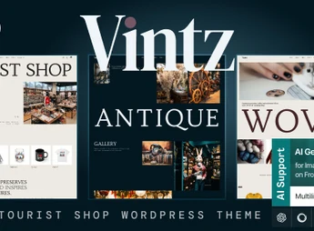 Vintz – Local Tourist Antique Shop WordPress Theme