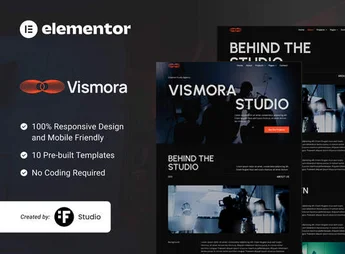Vismora — Elementor Template Kit for Creative Studios