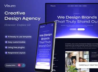 Visura – Creative Design Agency Elementor Template Kit