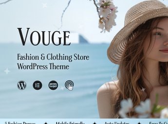 Vouge – Fashion Clothing WordPress Theme