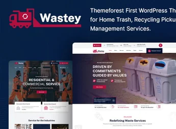 Wastey – Waste Pickup and Disposal Services WordPress Theme
