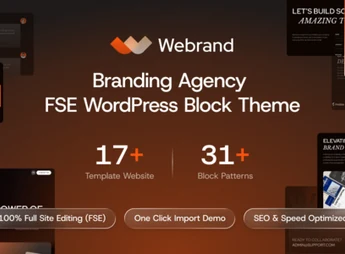 Webrand – Branding Agency Gutenverse FSE WordPress Block Theme