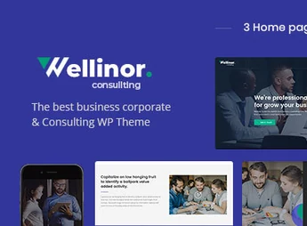 Wellinor – Business Consulting WordPress Theme