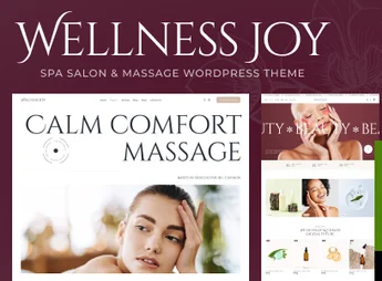 Wellness Joy – Spa Salon & Massage WordPress Theme