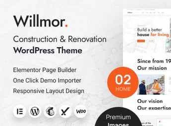 Willmor – Construction & Renovation WordPress Theme