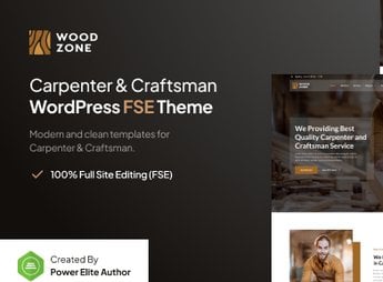 Woodzone – Carpenter & Craftsman FSE WordPress Theme