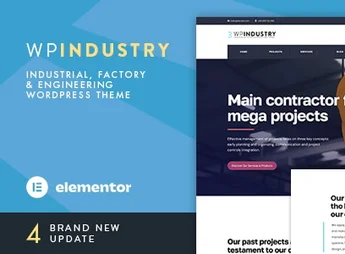WP Industry – Industrial WordPress Theme