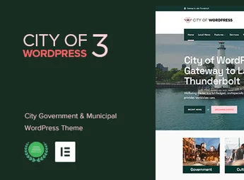 City of WP – Municipal & Local Government WordPress Theme