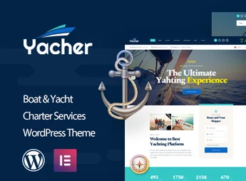 Yacher – Yacht Charter Services WordPress Theme