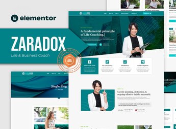 Zaradox – Life & Business Coach Elementor Template Kit