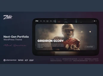 Zeffir – Creative Agency and Portfolio WordPress Theme