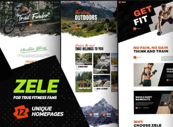 Zele – Fitness & Sports WordPress Theme