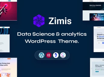 Zimis – Data Science & Analytics WordPress Theme