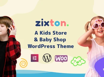 Zixton – Baby Fashion WooCommerce Theme