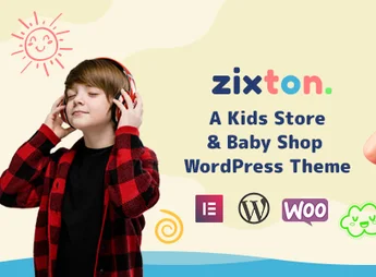 Zixton – Baby Fashion WooCommerce Theme