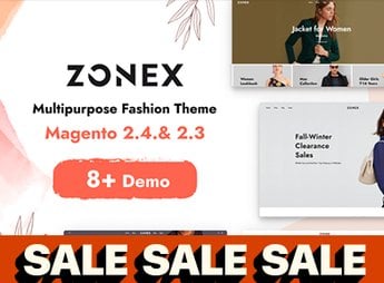 Zonex – Minimalist Responsive Magento 2 Fashion Theme