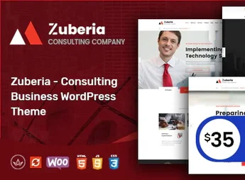 Zuberia – Business Consulting Services WordPress Theme