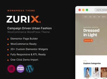 ZURIX – Campaign Driven Urban Fashion WooCommerce Theme