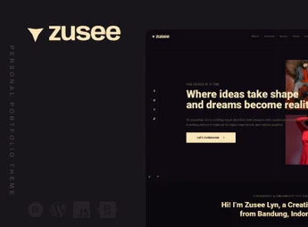 Zusee – Personal Portfolio WordPress Theme