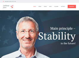 Unite – A Modern Political Candidate & Social Party WordPress Theme