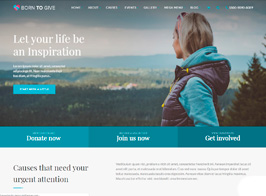 Born To Give – Charity Crowdfunding Responsive WordPress Theme
