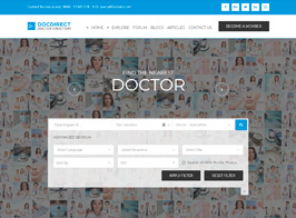 DocDirect – WordPress Theme for Doctors and Healthcare Directory