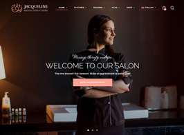 Jacqueline | Spa & Massage Salon Beauty WordPress Theme + Elementor