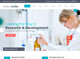 MedicalGuide – Health and Dental WordPress Theme