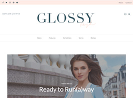 Glossy – Fashion Blog Theme for Stylish Affiliation