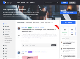 Discy – Social Questions and Answers WordPress Theme