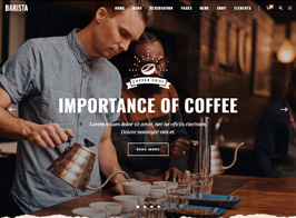 Barista – Modern Theme for Cafes, Coffee Shops and Bars