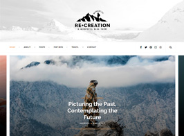 ReCreation – a Responsive Blog Theme for WordPress