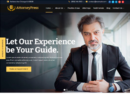 Attorney Press – Lawyer WordPress Theme