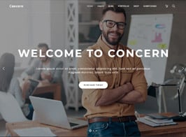 Concern – Multipurpose and Portfolio WordPress Theme