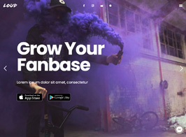 Loud – A Modern WordPress Theme for the Music Industry