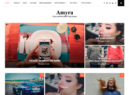 Amyra – Clean WordPress Blog/News/Magazine Theme
