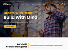 Brixel Building Construction WordPress Theme