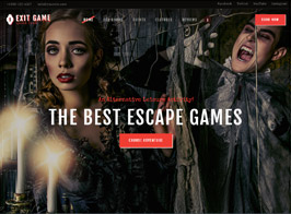 Exit Game | Real-Life Secret Escape Room WordPress Theme