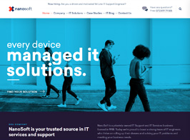 Nanosoft – WP Theme for IT Solutions and Services Company