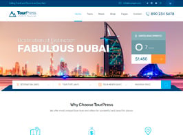 TourPress – Travel Booking WordPress Theme