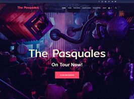 The Pasquales – Music Band, DJ and Artist WP Theme