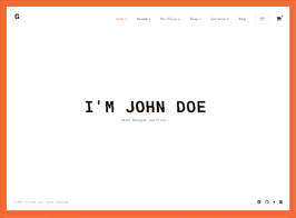 Glitche – Resume WordPress Theme