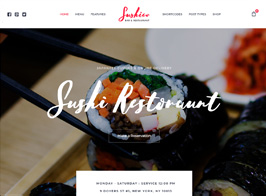 Sushico – Sushi and Asian Food Restaurant WordPress Theme