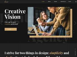 Louie – Modern Portfolio Theme for Agencies