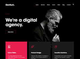Gentium – A Creative Digital Agency WordPress Theme