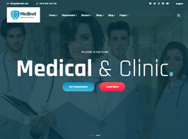 Medinet – Medical and Health WordPress Theme +RTL