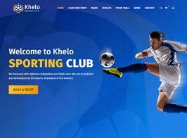 Khelo – Soccer & Sports WordPress Theme