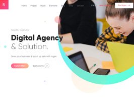 Rogan – Creative Multipurpose WordPress Theme for Agency, Saas, Portfolio